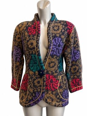 Missoni vintage 1980’s wool alpaca sweater with star button